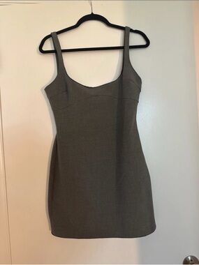 Zara Gray Mini Dress